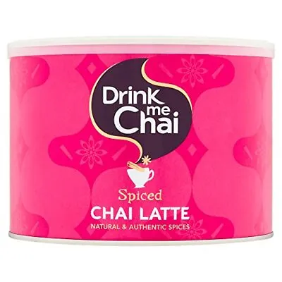 Drink Me Chai Spiced Chai Latte 1kg (Pack Of 1) - Chai Latte Powder(50 Serving) • £13.99