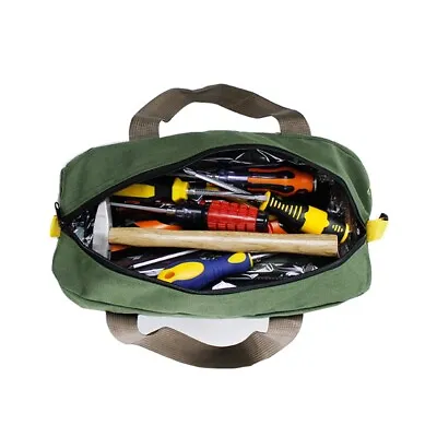 $9.99 • Buy Canvas Portable Zipper Bag Hand Tool Pouch Tote Bag Organizer Storage 16  US