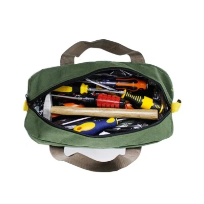 $9.99 • Buy Canvas Portable Zipper Bag Hand Tool Pouch Tote Bag Organizer Storage 16  US