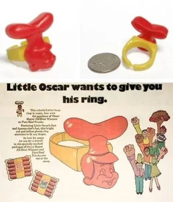 Vintage Oscar Mayer  Little Oscar Ring  Promo  Mail -in New • $10.50