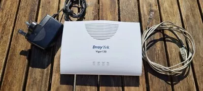 Draytek Vigor 130 ADSL2+/VDSL2 (FTTC/BT Infinity) Ethernet Modem PPPoE Bridge • £20