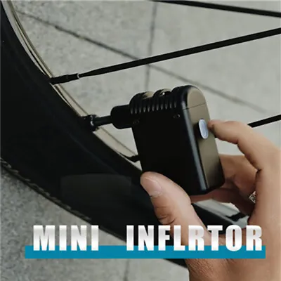 Bike Air Pump Mini Electric Tiny Bicycle Tire Inflator Portable USBTyre Inflator • $41.95