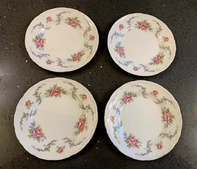 £9 • Buy 4 Royal Albert  Tranquility  Bone China Cake Dessert Plates 6  1969