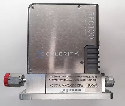 $129.99 • Buy Brooks Celerity RFC100 Mass Flow Controller Gas N2 3Ch1=001L CH2=001L