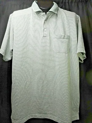 Windham Pointe Men’s Cotton Polo Shirt Short Sleeve Knit Size L Mint Color  • $15.99