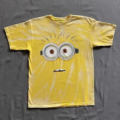 Universal Studios Despicable Me Minion Mayhem T Shirt Adult Medium Yellow Bleach • $4.97