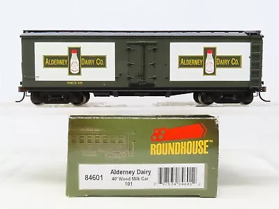 HO Scale Roundhouse 84601 NMCX Alderney Dairy 40' Wood Milk Car #101 • $29.95