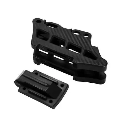 Motorcycle Carbon Fiber Chain Guide Box Decorative Protective Cover Universal • $26.99