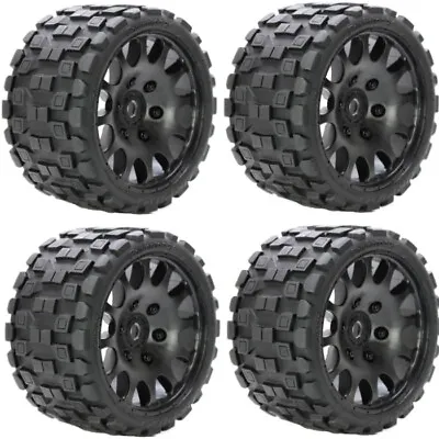 Powerhobby Scorpion Belted Monster Truck Tires / Wheels W 17mm Hex (4) Sport • $119.95