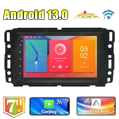 7  Android 13.0 Car Stereo Radio GPS For GMC Chevrolet Chevy Yukon Sierra Acadia • $103.83