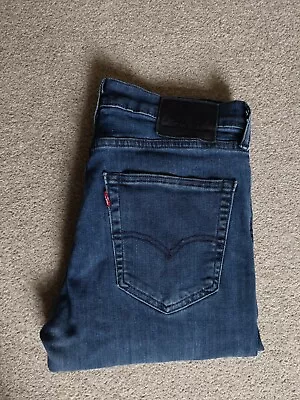 Levi’s 512 Slim Tapered Dark Blue Jeans W32 L30 • £12.99