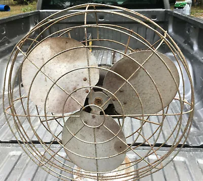 Wagner Electric Metal 3 Blade Floor Fan 28'' Vintage Pedestal • $27.97