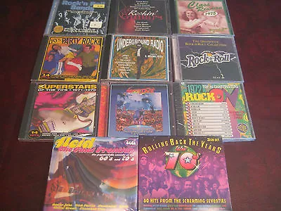 70's Underground Radio 16 Cd Set 240+ Cuts  Joplin Santana Elo Spirit Free Byrds • $143.99