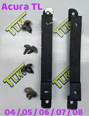 04-08 Acura TL Mud Flap Brackets W Screws REAR Metal 05 06 07 08 2004 2005 OEM • $27.99