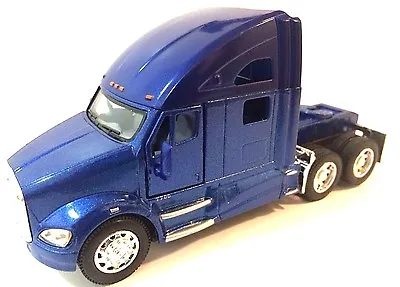 Kinsmart 1:68 Scale Kenworth T700 Tractor Truck Cab Diecast Model Pull Back Blue • $7.98