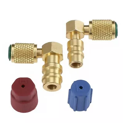 R12 To R134A High/Low AC Port Retrofit Conversion Adapter Quick Coupler Valve • $12.34