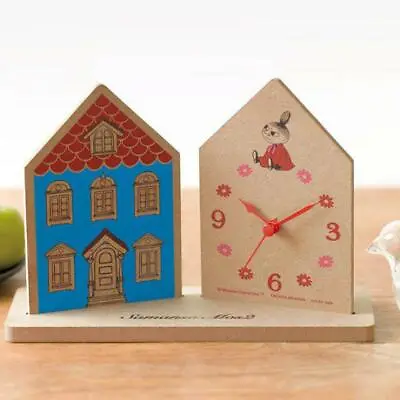 Moomin Clock House Type Table Clock Little My Wood 2020 In Hand Fast Ship • $20