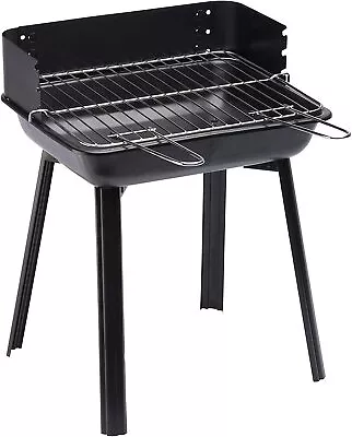 £34.99 • Buy Rectangular BBQ Barbecue Steel Charcoal Grill Outdoor Patio Garden Porta-Go