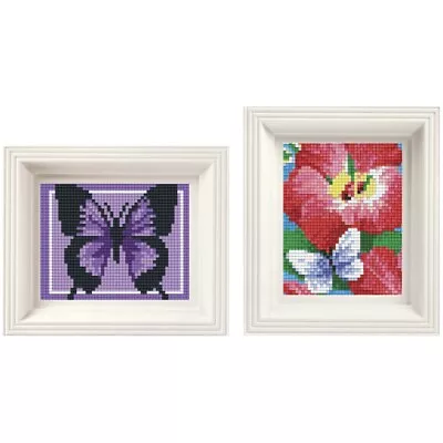 PixelHobby Butterfly Violet & Purple Butterfly Set Of 2 Mosaic Art Kit • $34.98