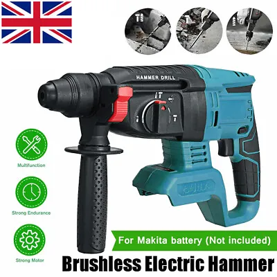 18V For Makita Brushless Hammer SDS+ Rotary Drill Body Only DHR242Z Cordless • £36.99