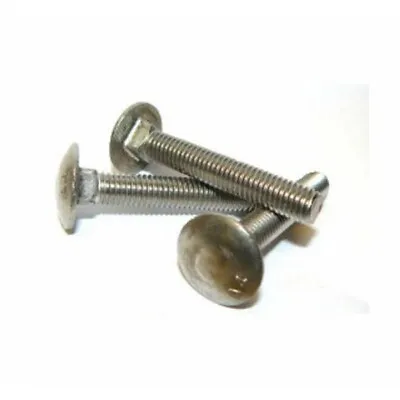 Mushroom Head Square Neck Coach Bolts / Screws A4 Stainless DIN603 M6 M8 M10 • £2.30