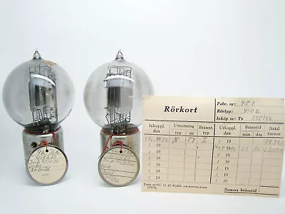 2 WE 102D STC 4102D Test STRONG MATCHED 121% Tennis Ball Metal Triode Vacum Tube • $2061.68