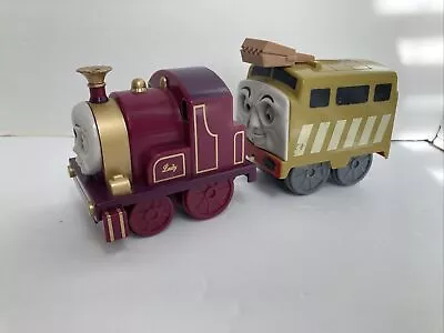 Tomy The Magic Railroad Company Limited 2000 Thomas Pull Along Lady + Diesel • $24.99