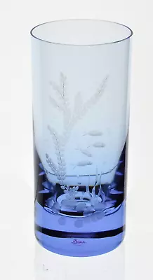 Moser Glass Ocean Sea Life Highball Tumbler Alexandrite ? Colored Lavender • $139