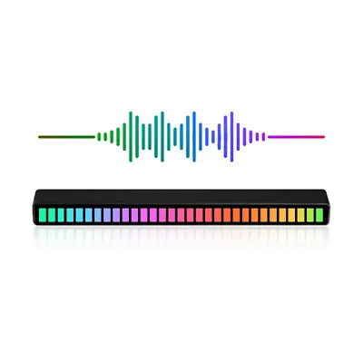 1x Voice Sound Activated Rhythm Bar RGB LED Strip Tube Car Bar Lamp Light • $9.95