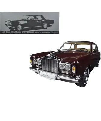 1/18 Paragon 1966-77 Rolls Royce Silver Shadow Mpw Rhd 2 Door Coupe Burgundy Red • $200