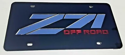 Chevy Silverado  Z71 Package -  CHEVY Acrylic Mirror License Plate Auto Tag Nice • $31.99