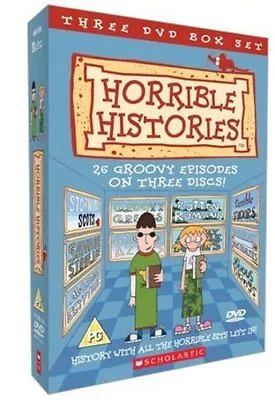 Horrible Histories 3 DVD SET NEW & SEALED 26 Groovy Episodes Complete TV Series • £8.99