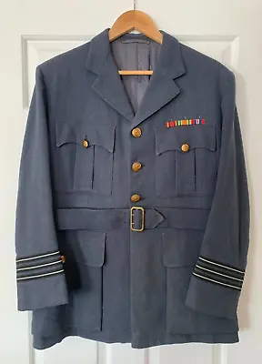 £60 • Buy RAF Officers No 1 Dress Uniform Jacket Wing Commander WW2 Medal Ribbons