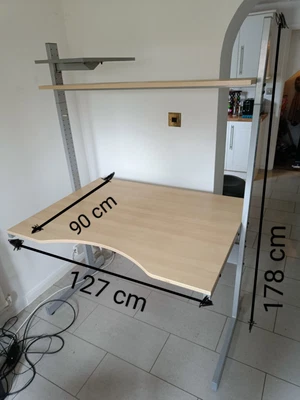 £65 • Buy Computer Desk- IKEA Jerker Desk - Two Levels Standing And Sitting Desk 