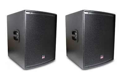 £839 • Buy 2 X Studiomaster DRIVE 15SA Sub Bass Speaker Cabinet (Pair)
