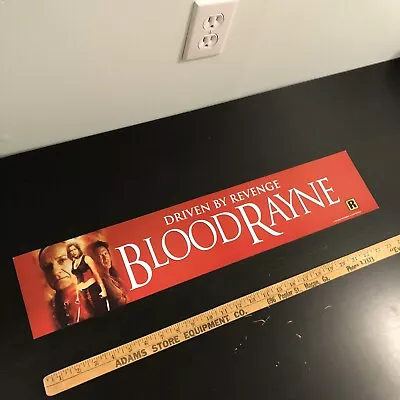 BLOODRAYNE (2005) Movie Paper Mylar Poster Horror 5x25 Michelle Rodriguez DS OG • $19.99