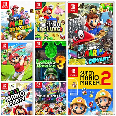 Super Mario Nintendo Switch Games - Choose Your Game • £44.49