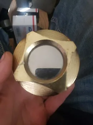 Brass Vessel Door Peephole Has Mirrored Glass With Internal Shutter  • $60.35