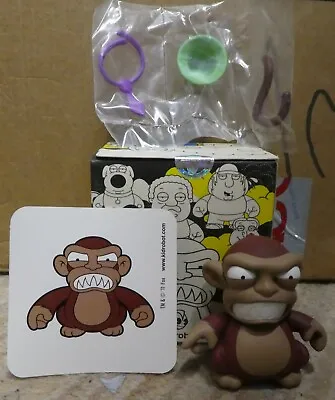 Kidrobot FAMILY GUY Evil Monkey Complete Boxed Figure Inc Accessorises • £25.99