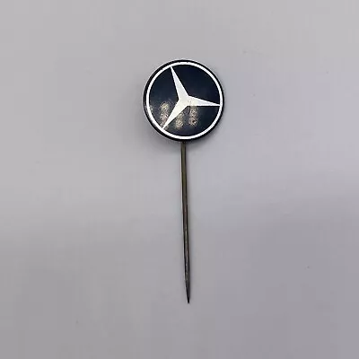 Vintage Mercedes Benz Logo Emblem Metal Automotive Lapel Hat Stick Pin • $6