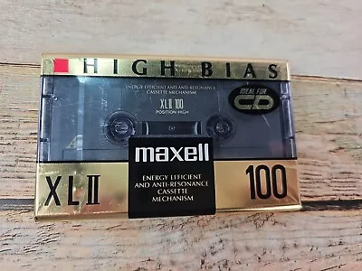 MAXELL XL II 100 Blank Cassette Tape High Bias SEALED • $9.90