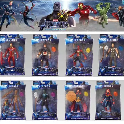 Marvel Avengers Iron-man Spiderman-Action Figure Super Hero Toys Kids Boys Gifts • £7.99