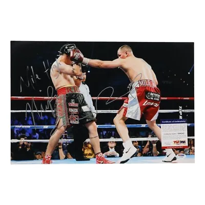 Mike Alvarado Autographed MMA 12x18 PSA DNA COA “Mile High” Inscription! • $89
