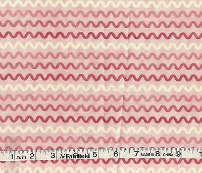 God Gave Me You Pink Rick Rack Fabric By Henry Glass  Bty PRICE REDUCED • £9.64