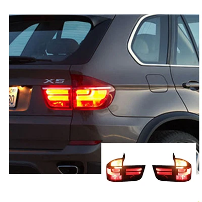 $586.32 • Buy LED Tail Lights For BMW X5 E70 07-11 Sequential Signal Smoke/Red Replace OEM