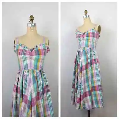 NWT Polo Ralph Lauren Madras Plaid Dress Sundress Cotton New With Tag Size 2 • $135