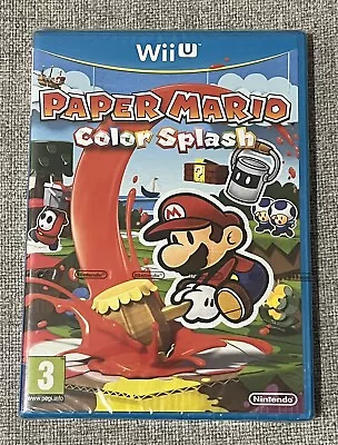 Paper Mario: Color Splash (Nintendo Wii U) *BRAND NEW & SEALED* • $99.99