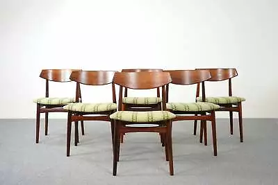 6 Rosewood Danish Dining Chairs - (320-037) • $6795