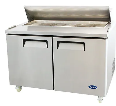 Atosa Usa Msf8303 Stainless Steel Sandwich Prep Table 60  2-door Refrigerator  • $2837
