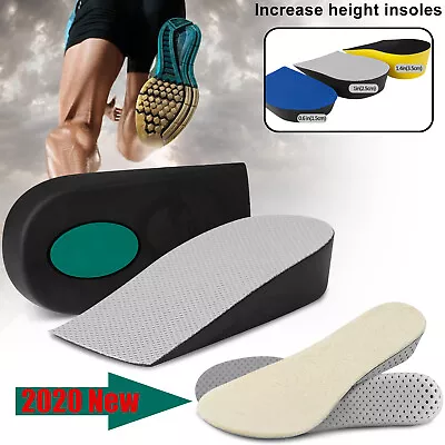 $7.59 • Buy Height Increase Insole Invisible Lift Heel Pads Taller Men Women Shoe Insert US